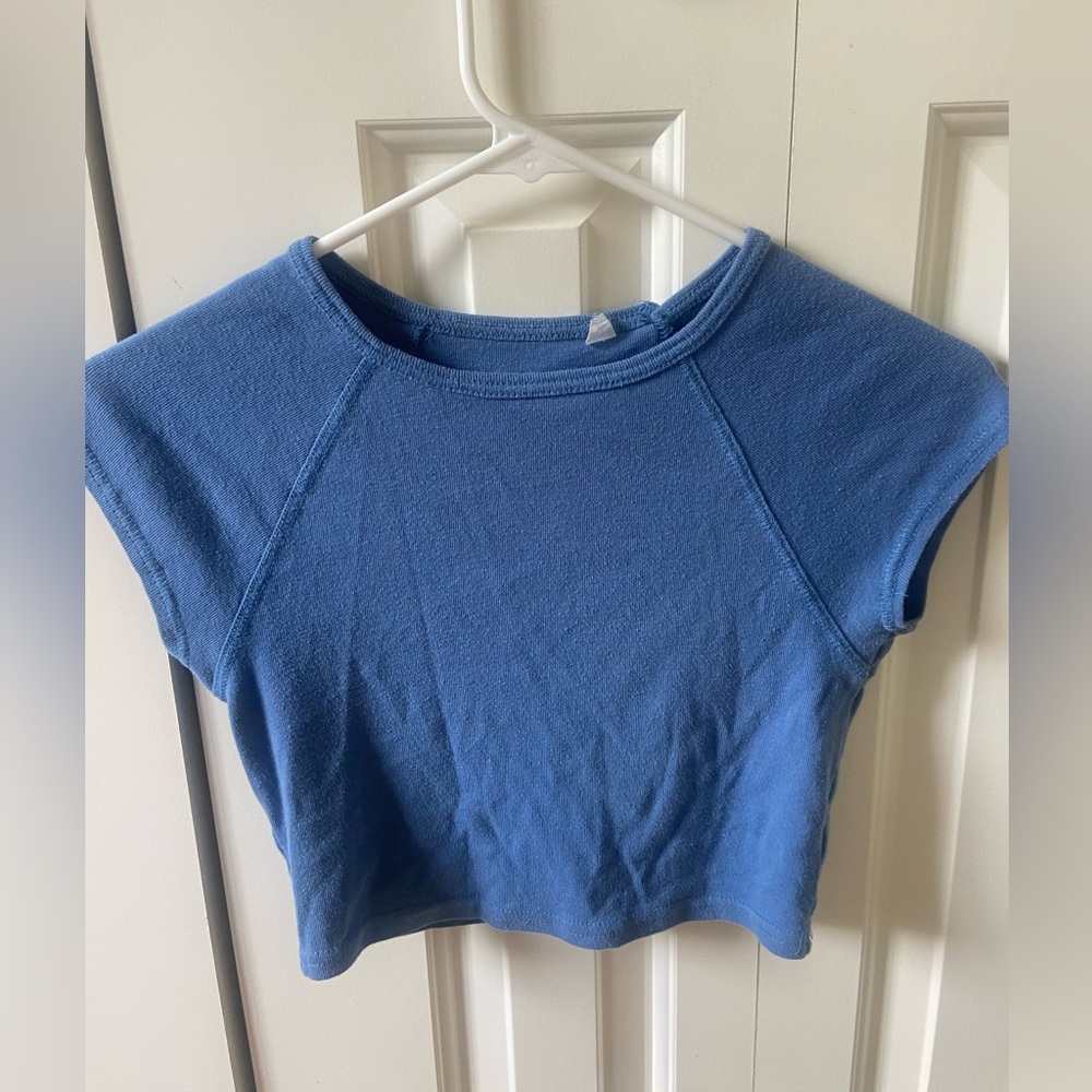 Pacsun blue crop top